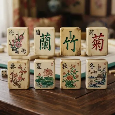 Mahjong Flower Tiles Explained