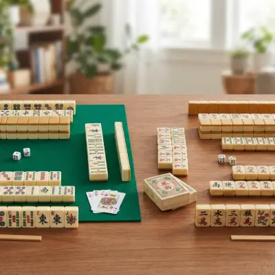 American vs. Chinese Mahjong Tile Sets